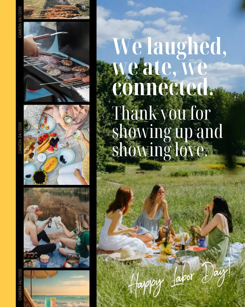 Labor Day Picnic Instagram Post