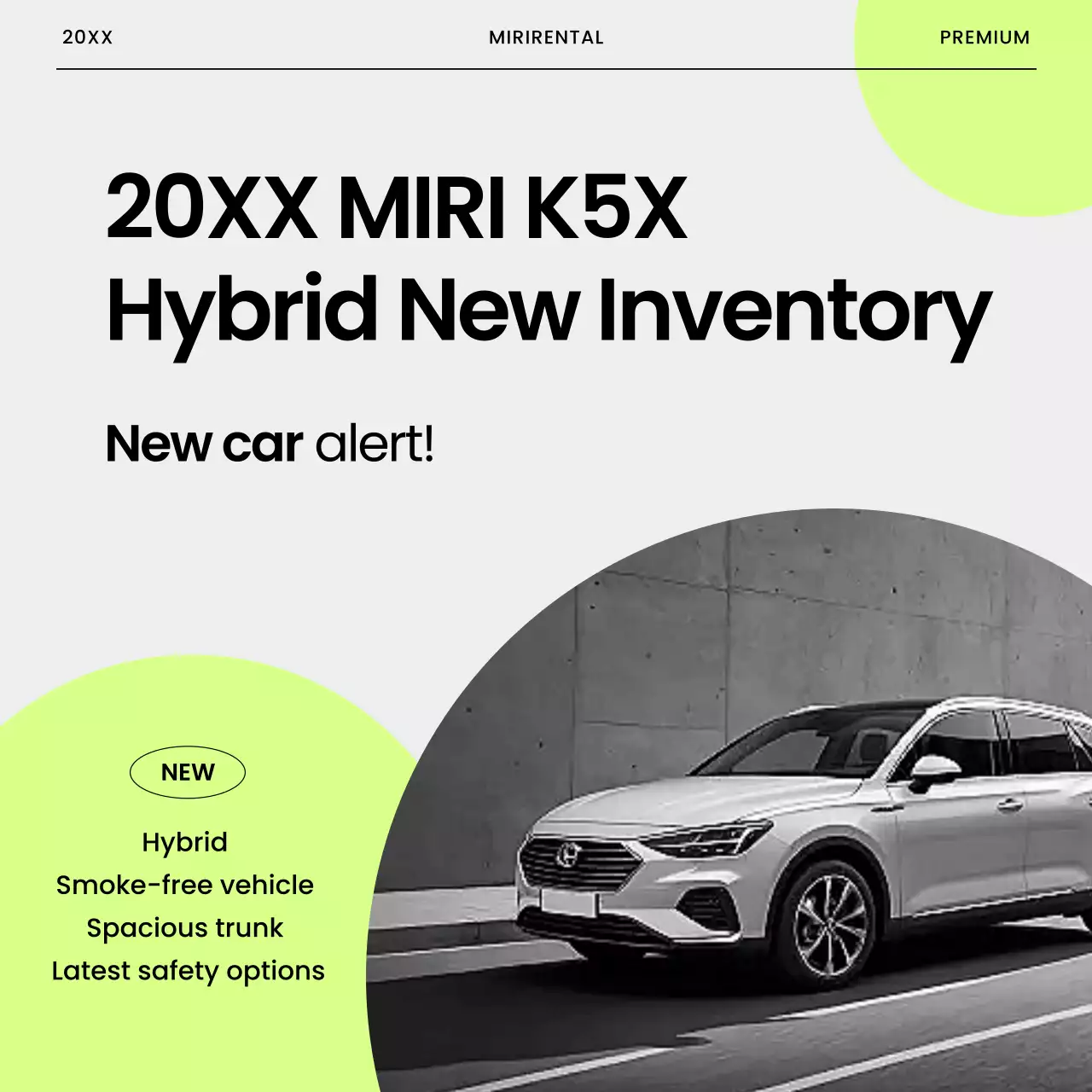 green modern hybrid promotion