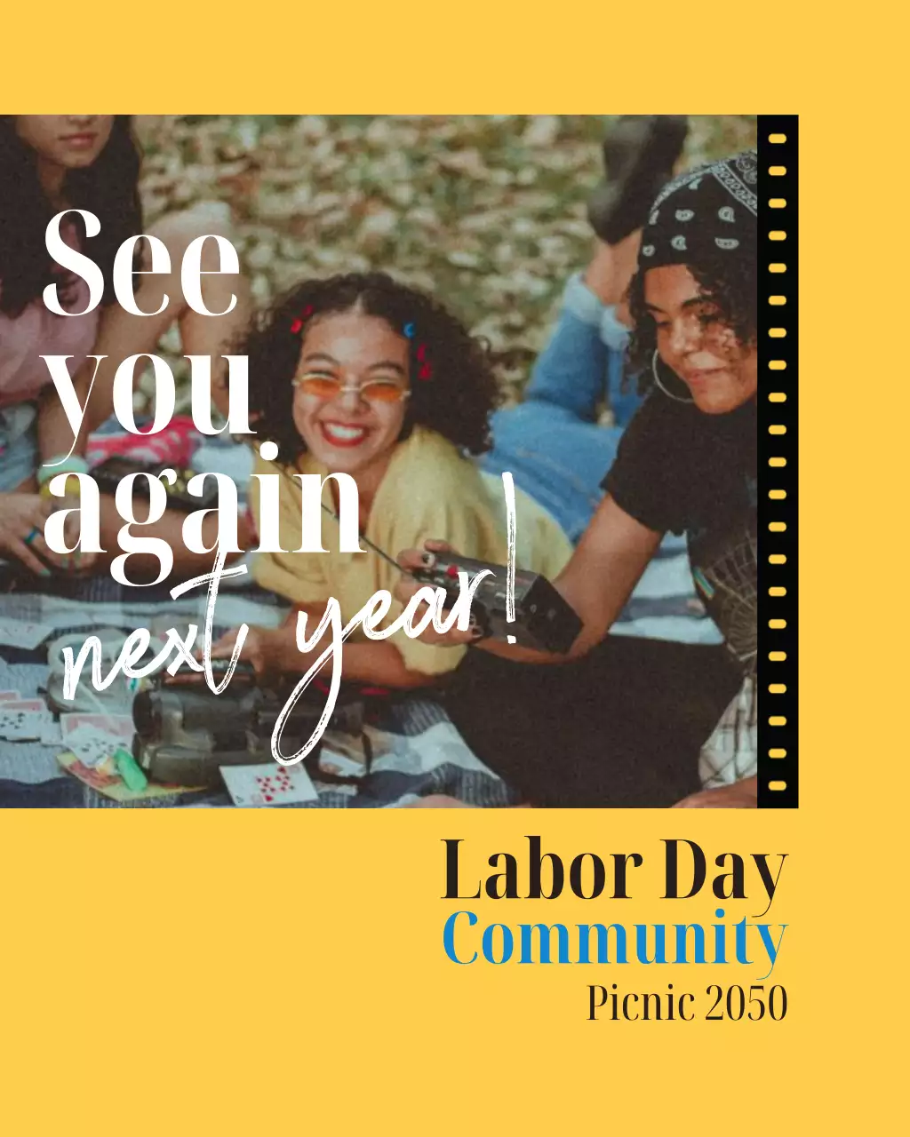 Labor Day Picnic Instagram Post
