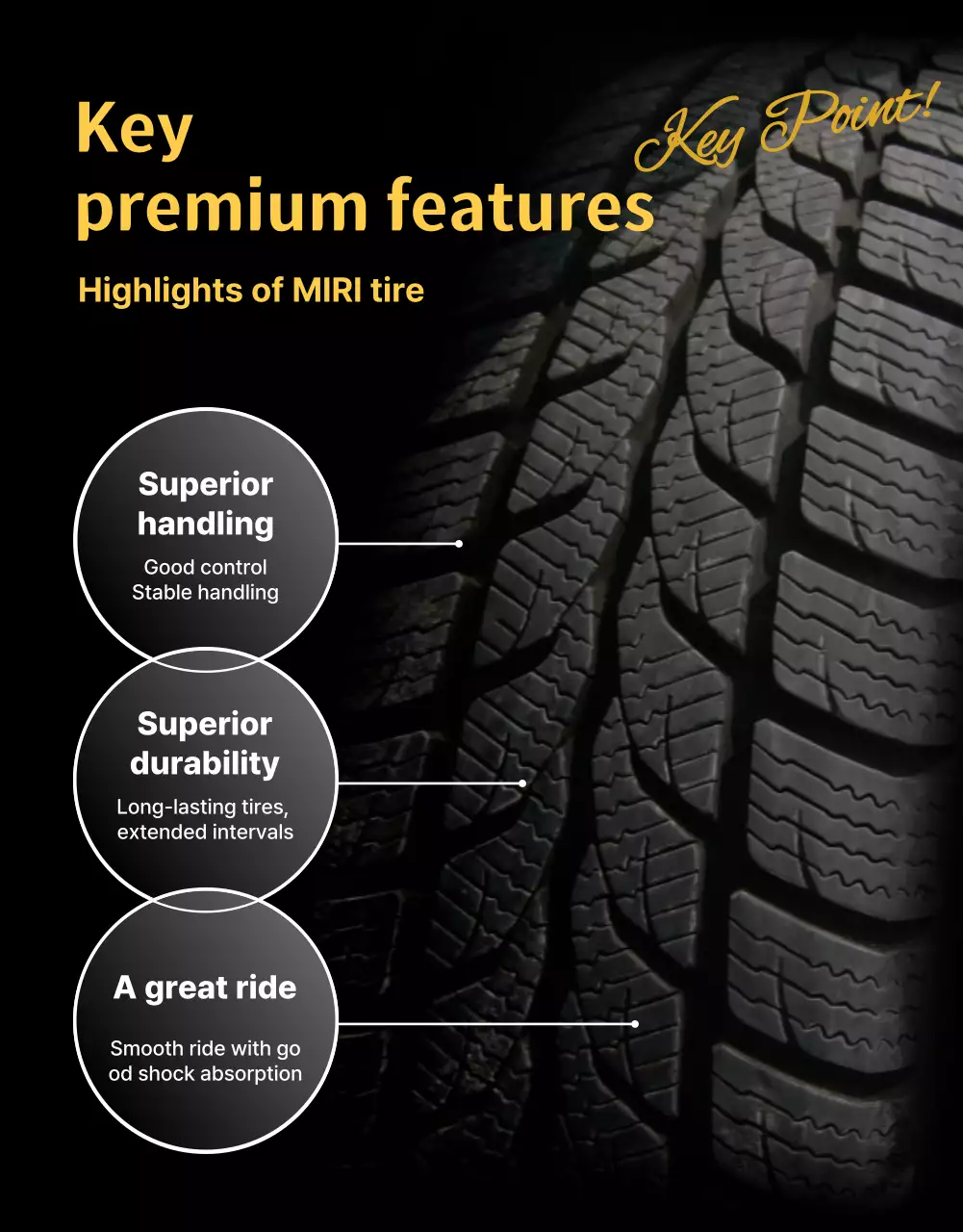 iklan ban modern berwarna kuning