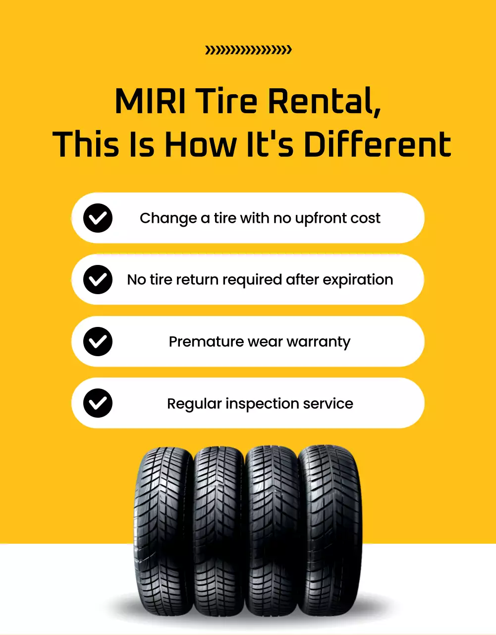 promoção de pneu preto moderno