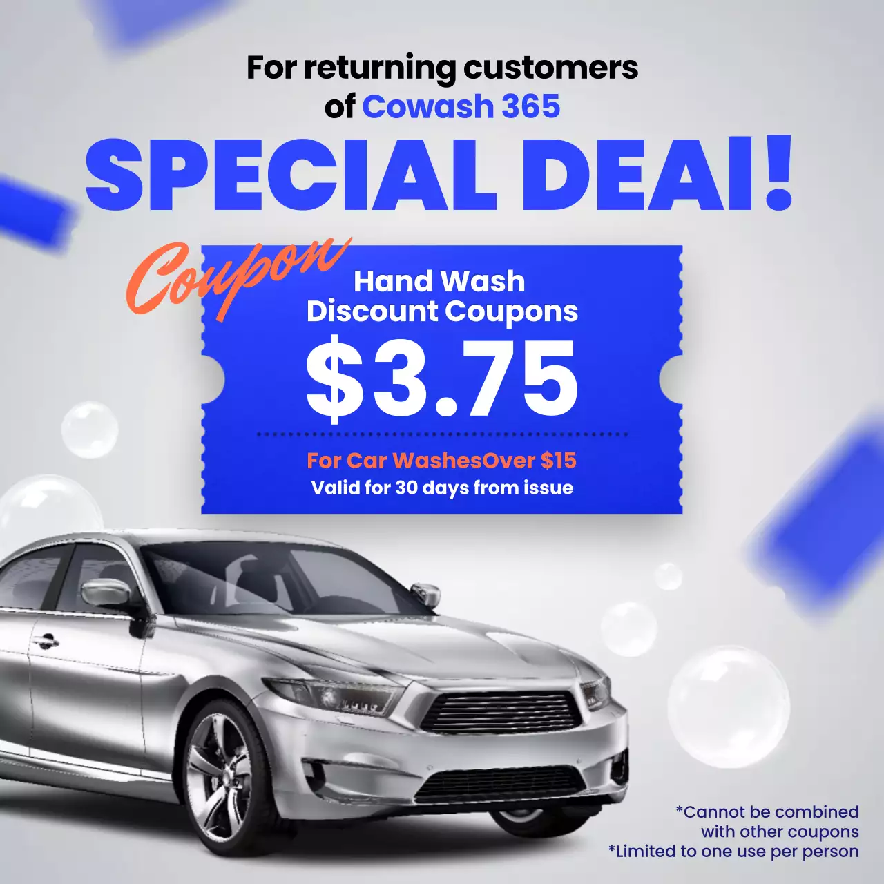 promosi mobil modern biru