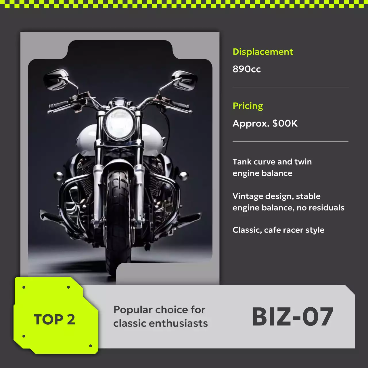 promosi sepeda motor neon modern