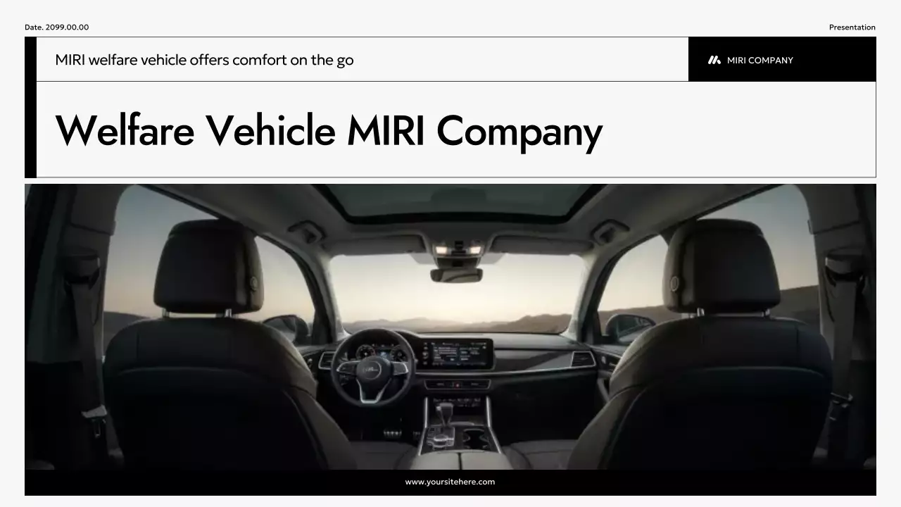 iklan kendaraan modern berwarna hitam