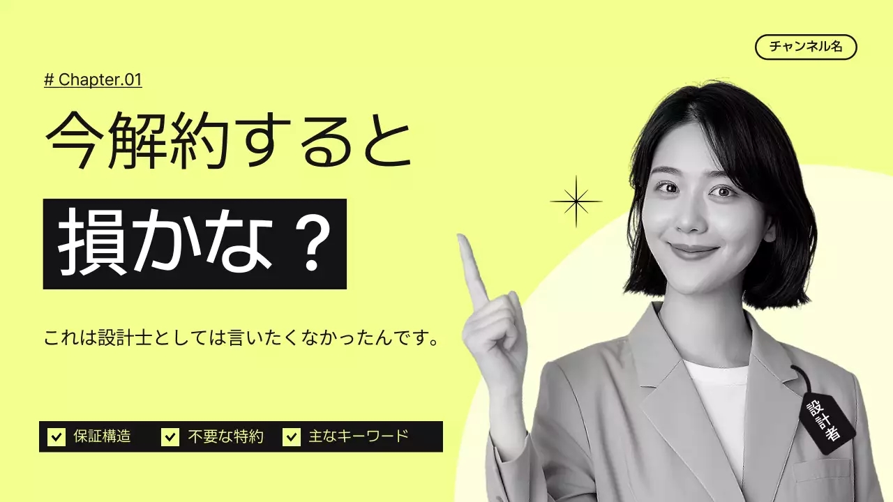 黄色 モダン ビジネス ポスター