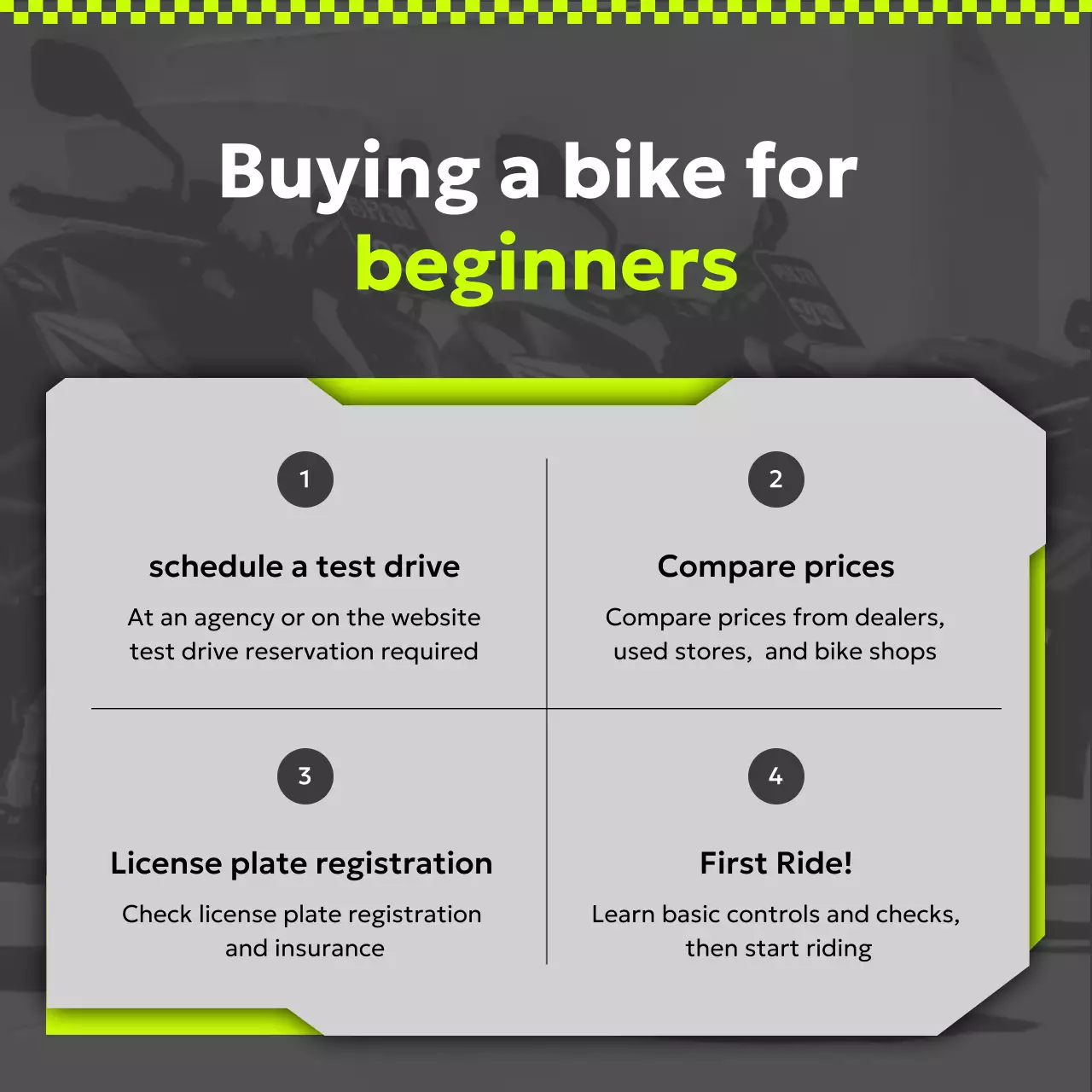 promosi sepeda motor neon modern