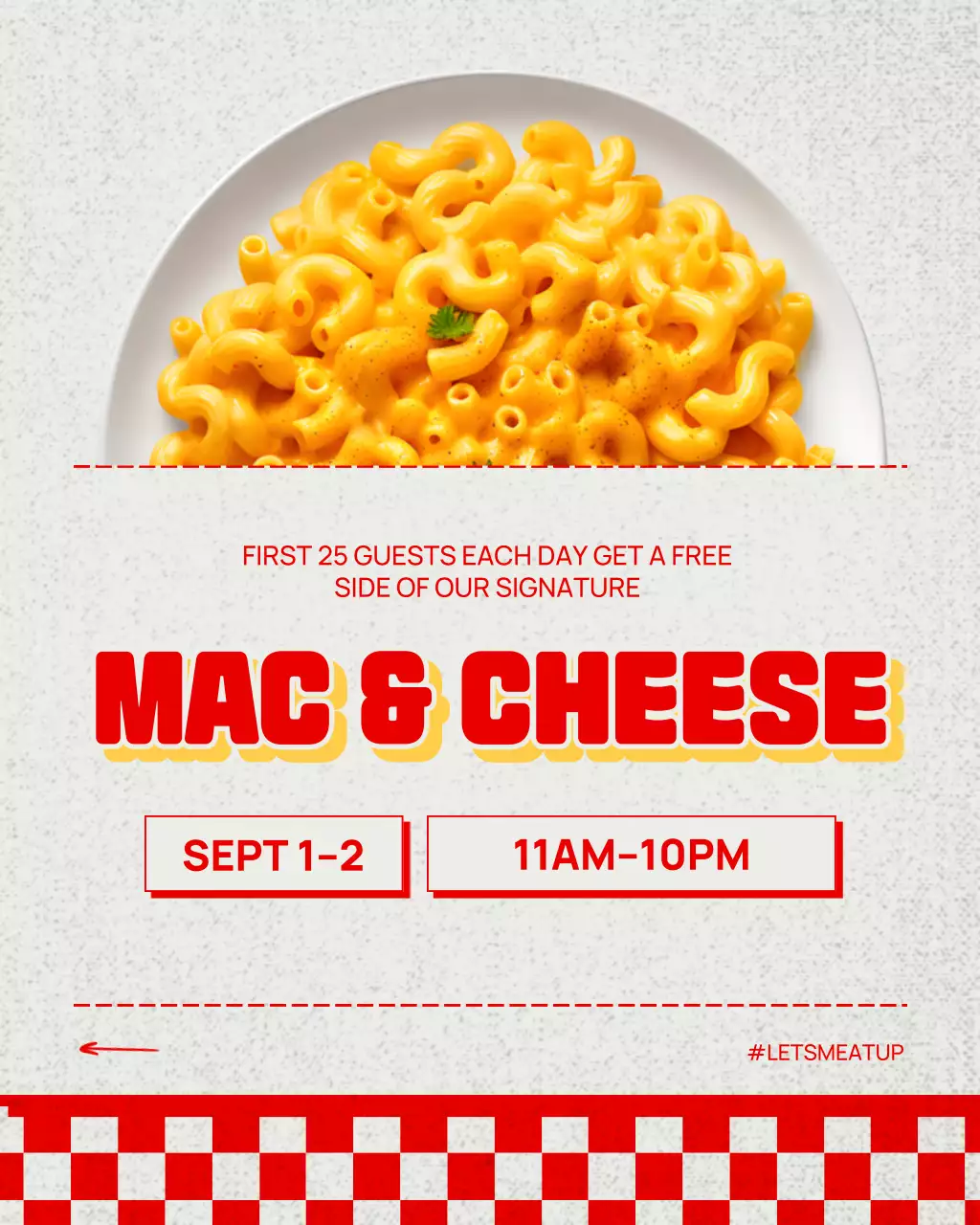 Red Rustic BBQ Promotion Instagram Post