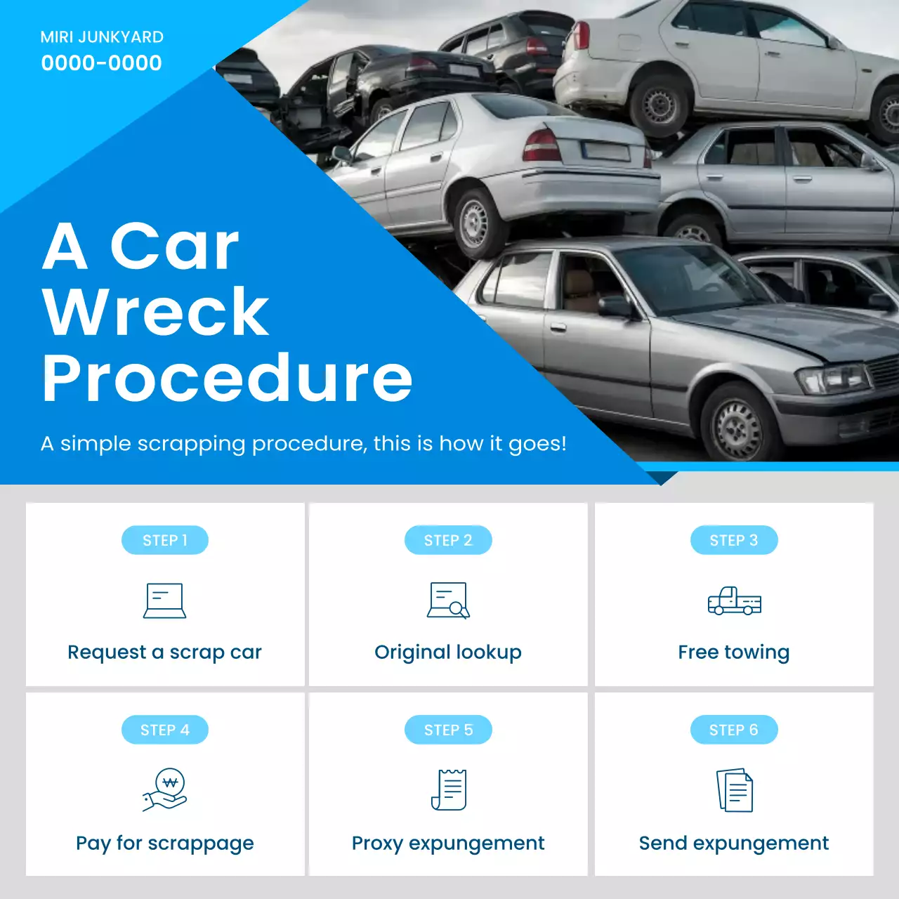 블루 모던 카 가이드