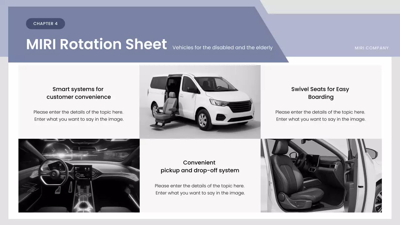 grey modern vehicle presentation