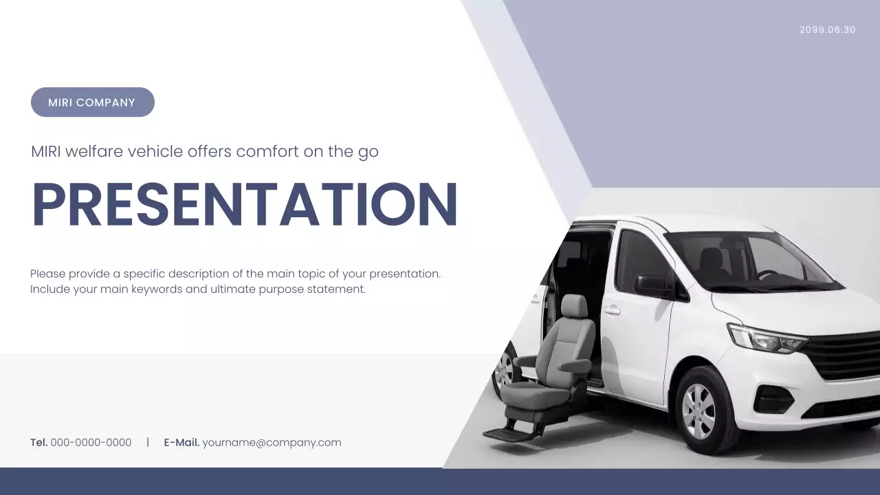 grey modern vehicle presentation