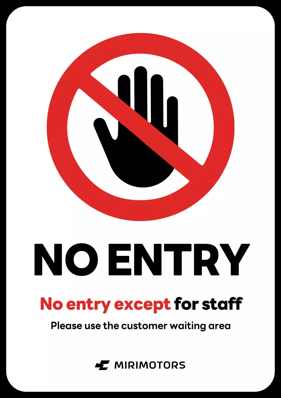 red simple warning notice