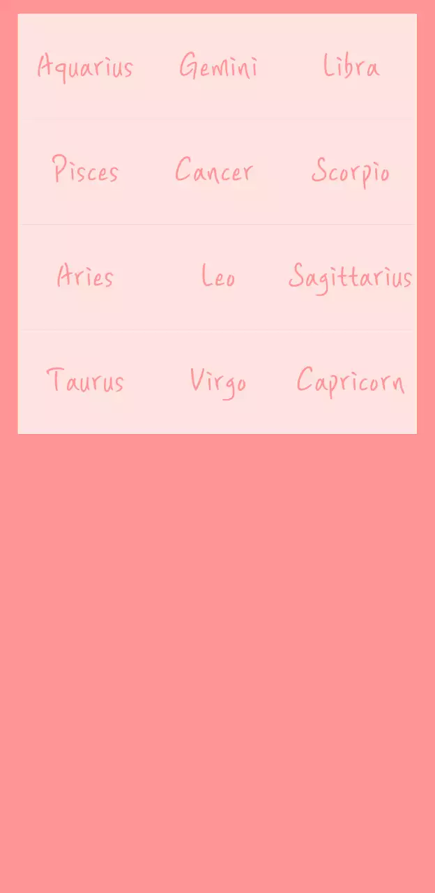 핑크 심플 메시지 엽서