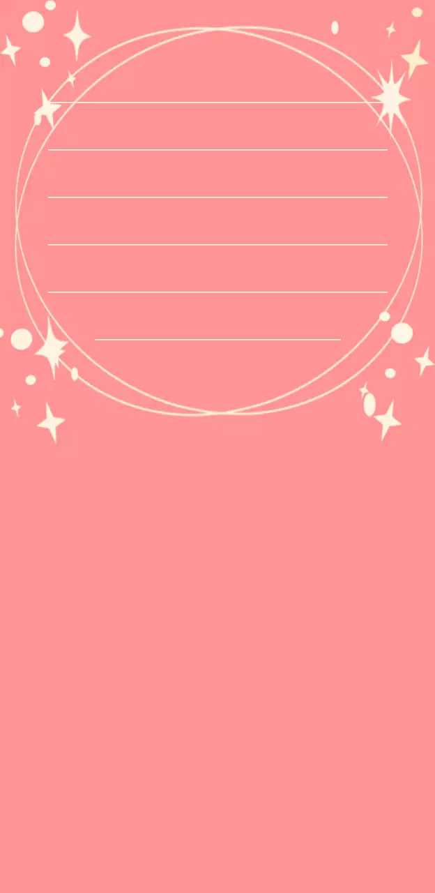 핑크 심플 메시지 엽서