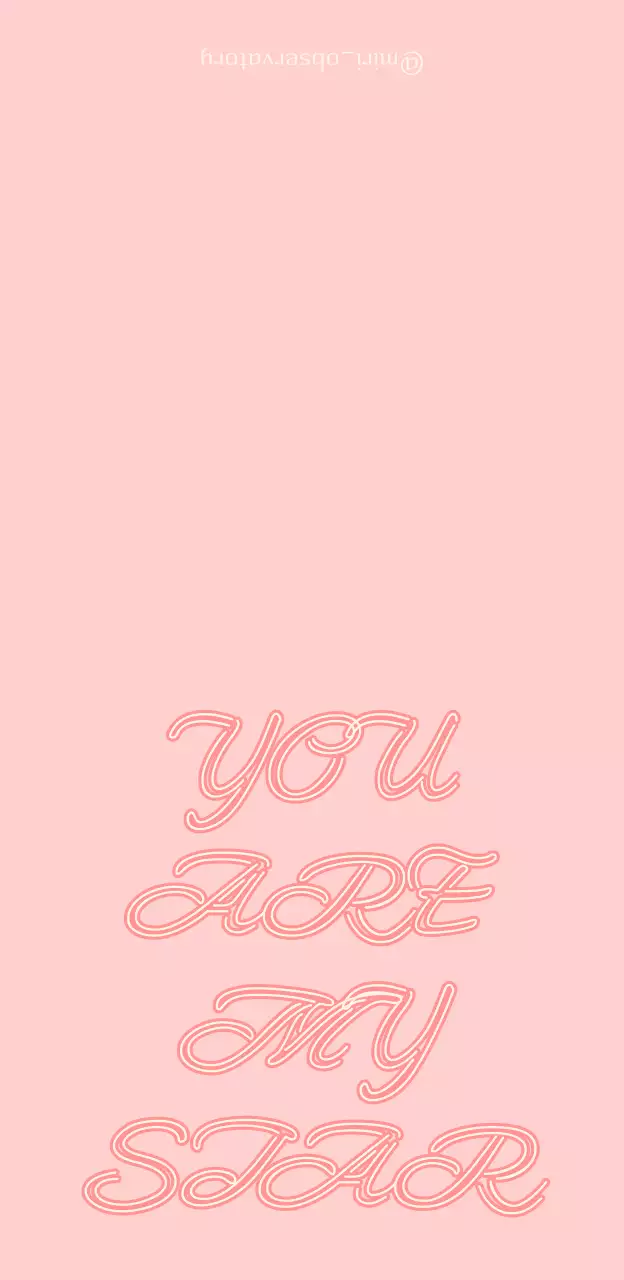 핑크 심플 메시지 엽서