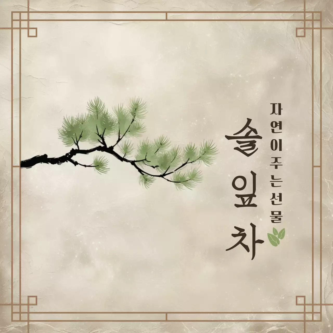 베이지 전통 자연 홍보