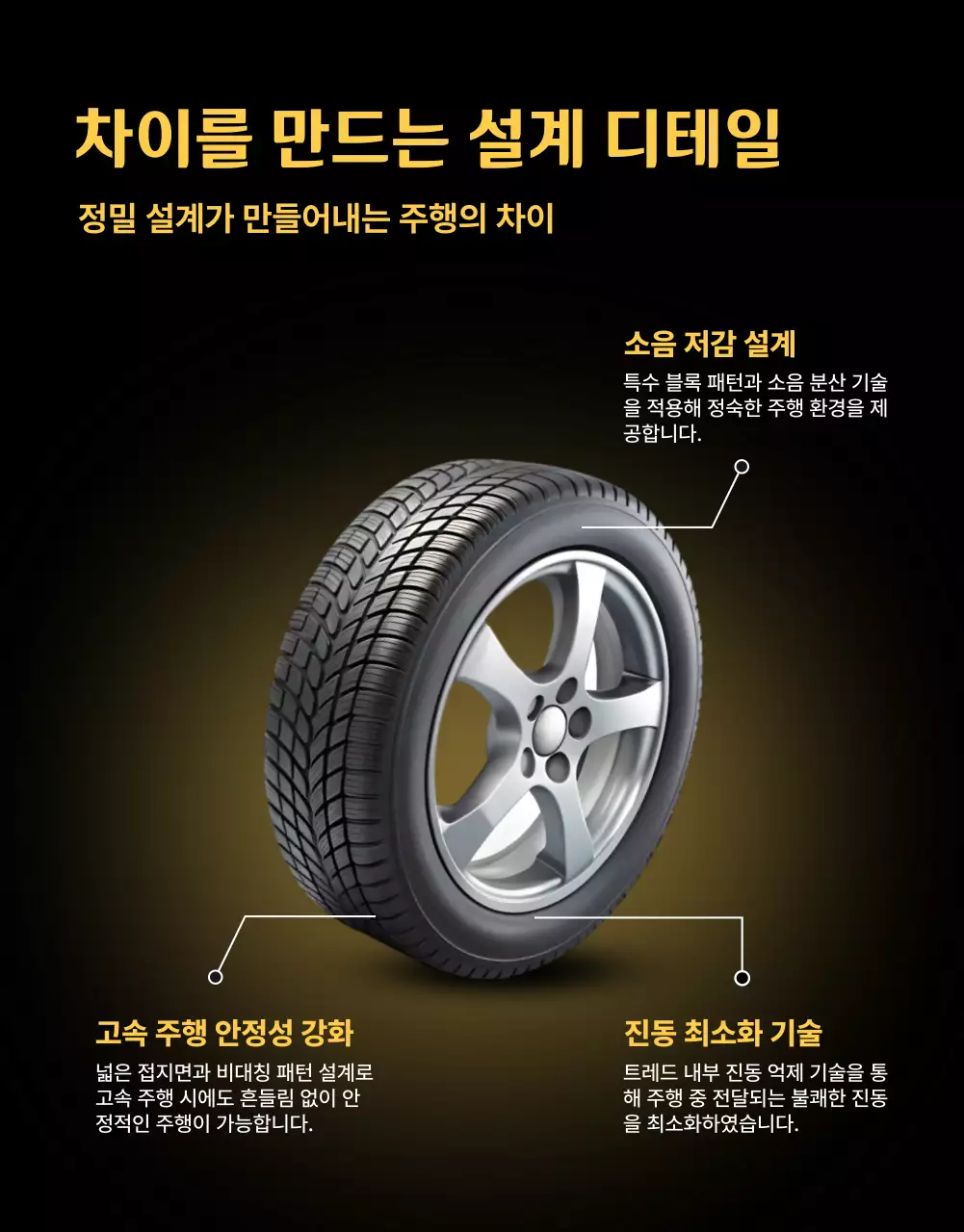 노랑 모던 자동차 광고