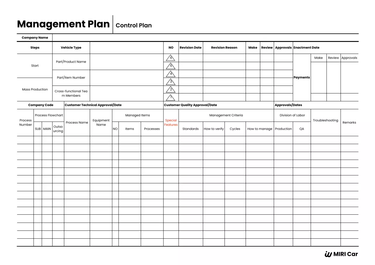 grey professional management plan document