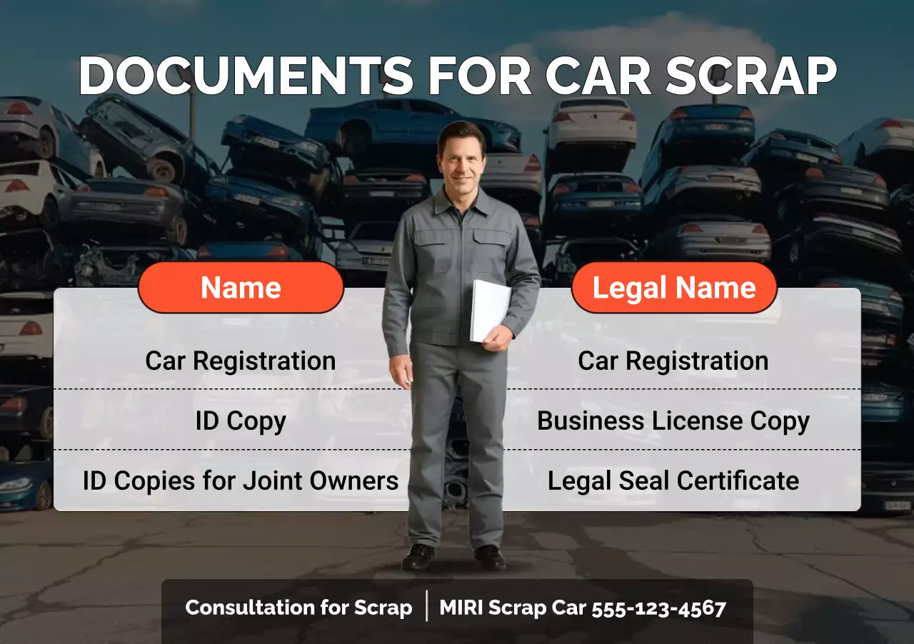 panduan skrap mobil profesional abu-abu