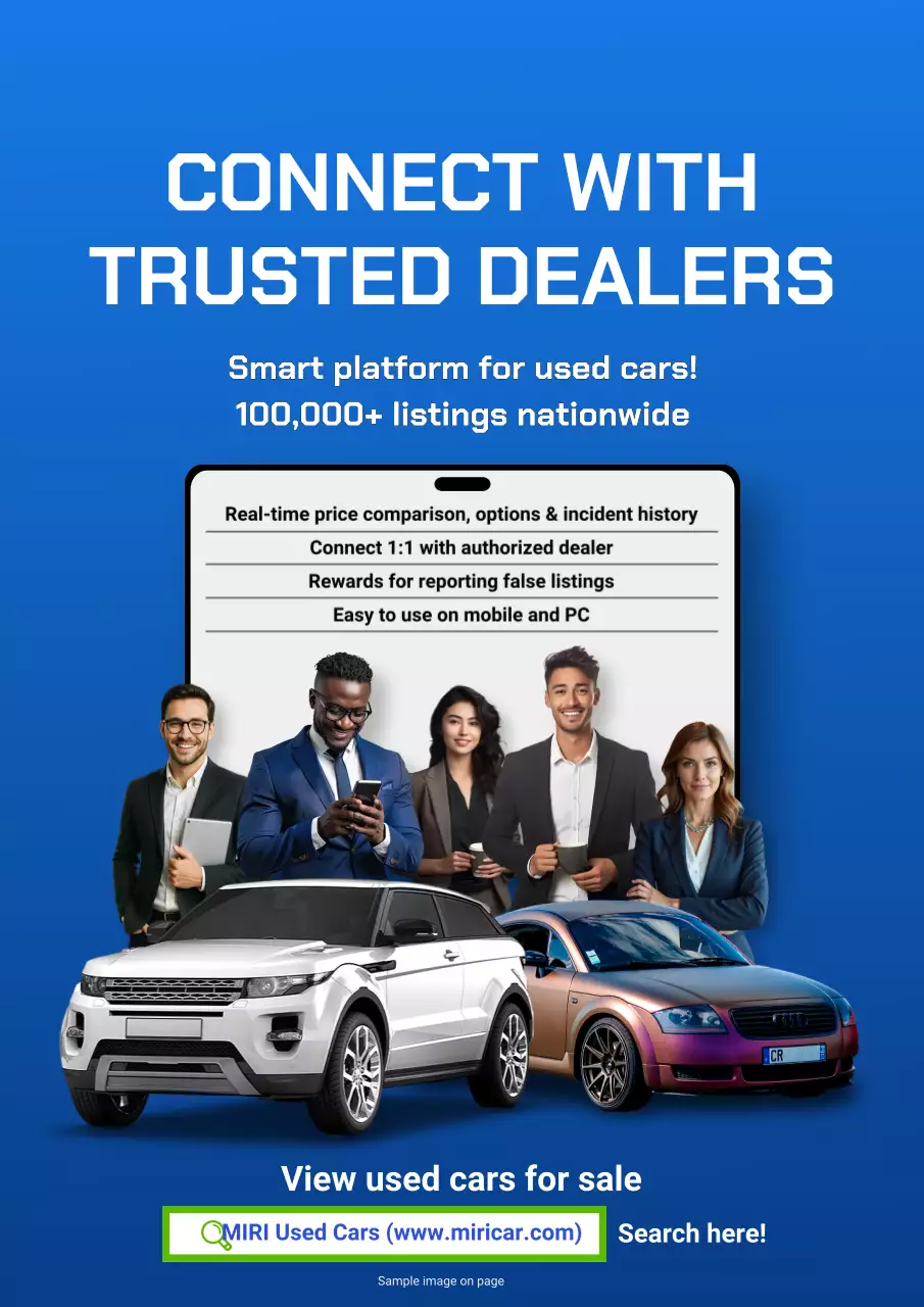 iklan mobil modern berwarna biru