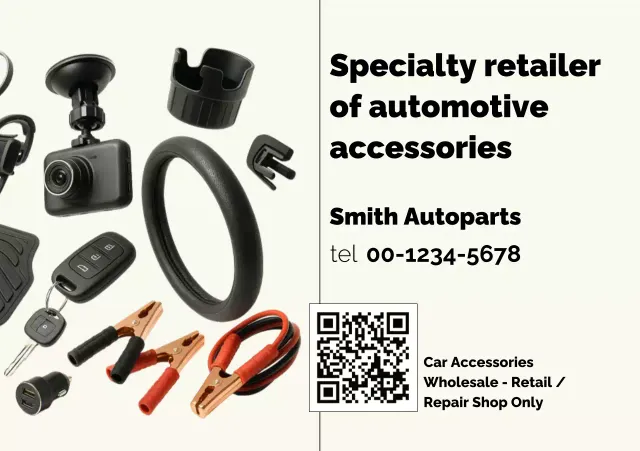 iklan otomotif modern berwarna krem