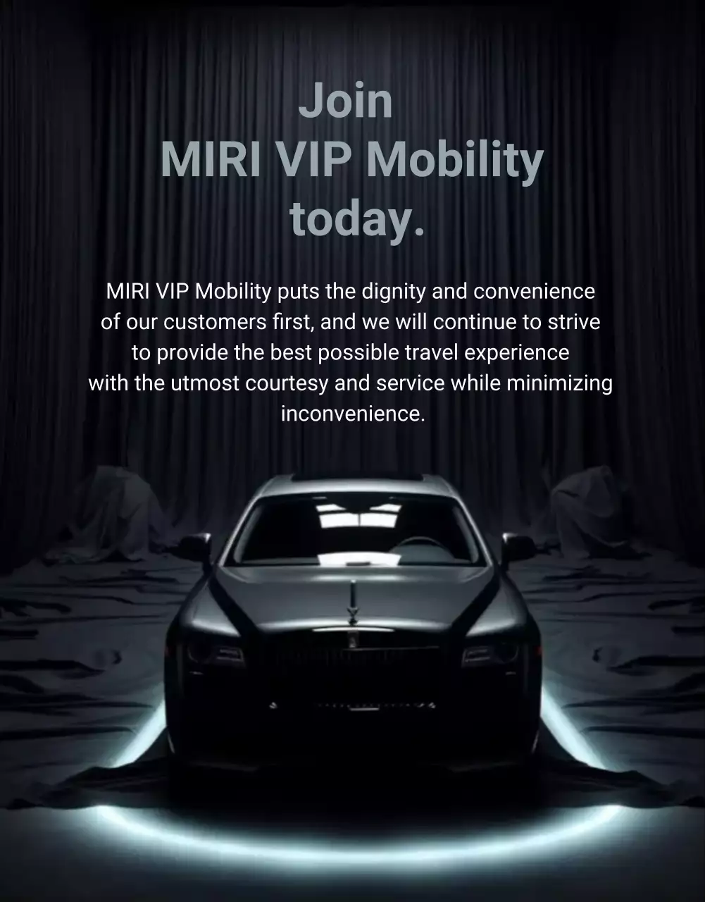 black elegant transportation promotion