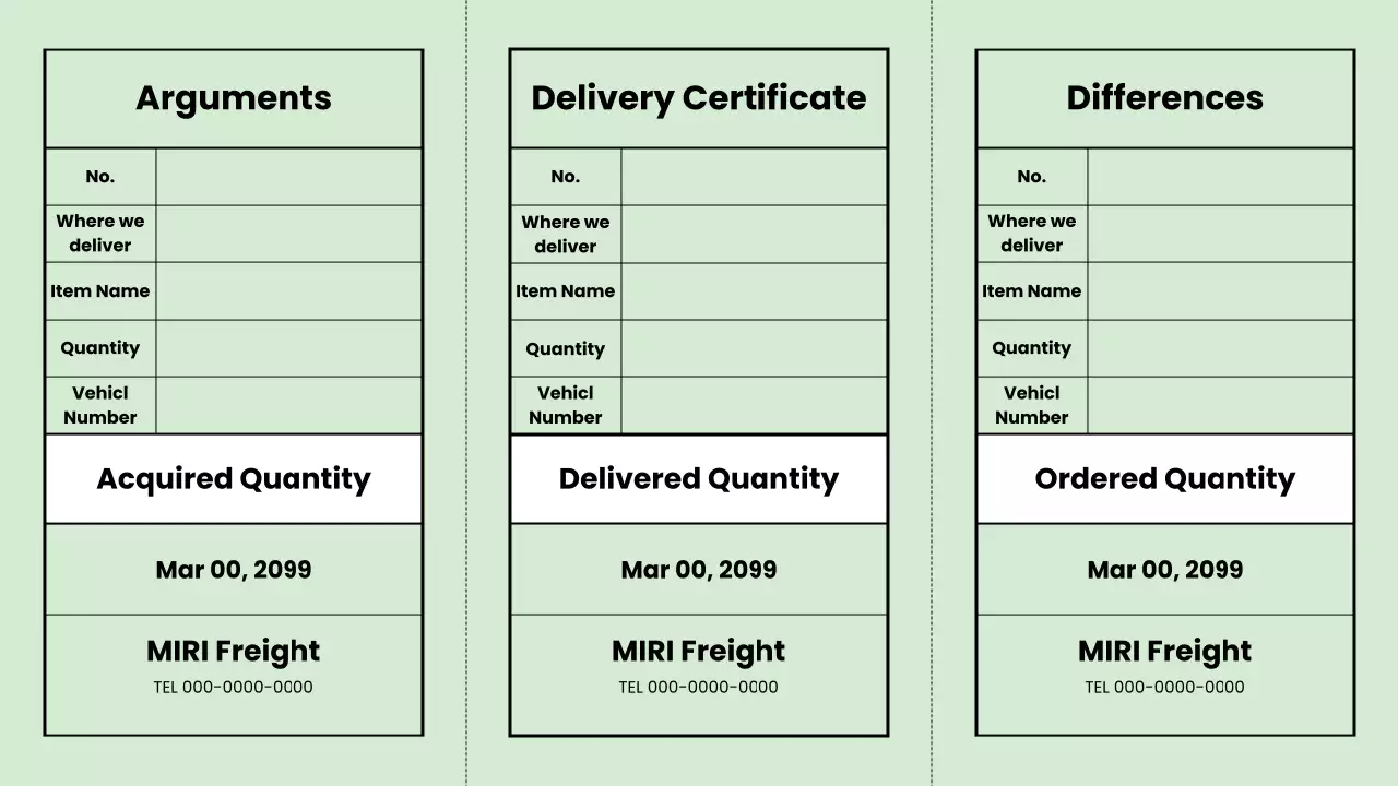 mint minimal logistics document