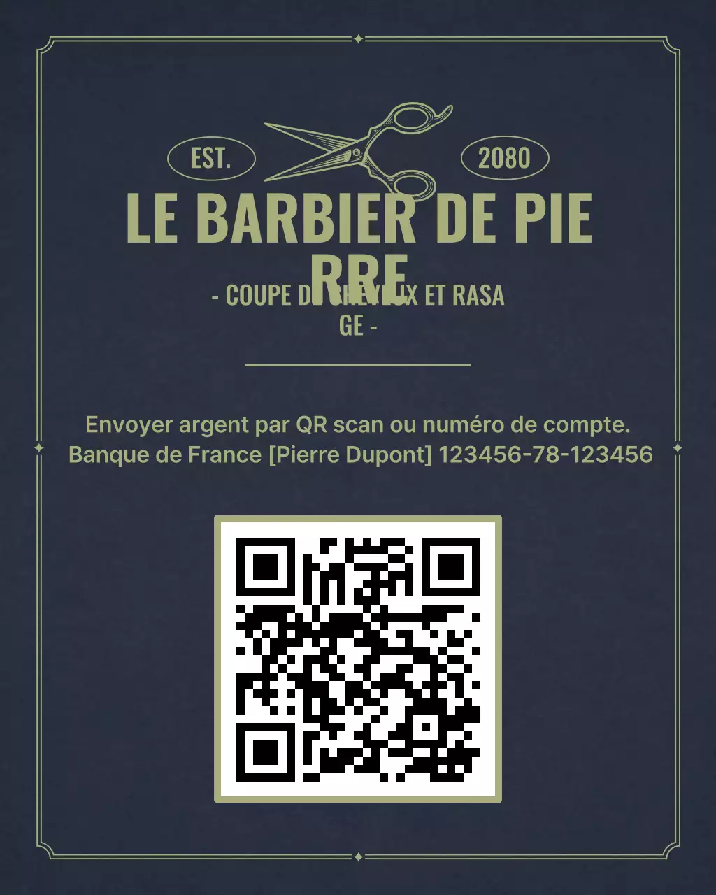 Guide du salon de coiffure classique noir