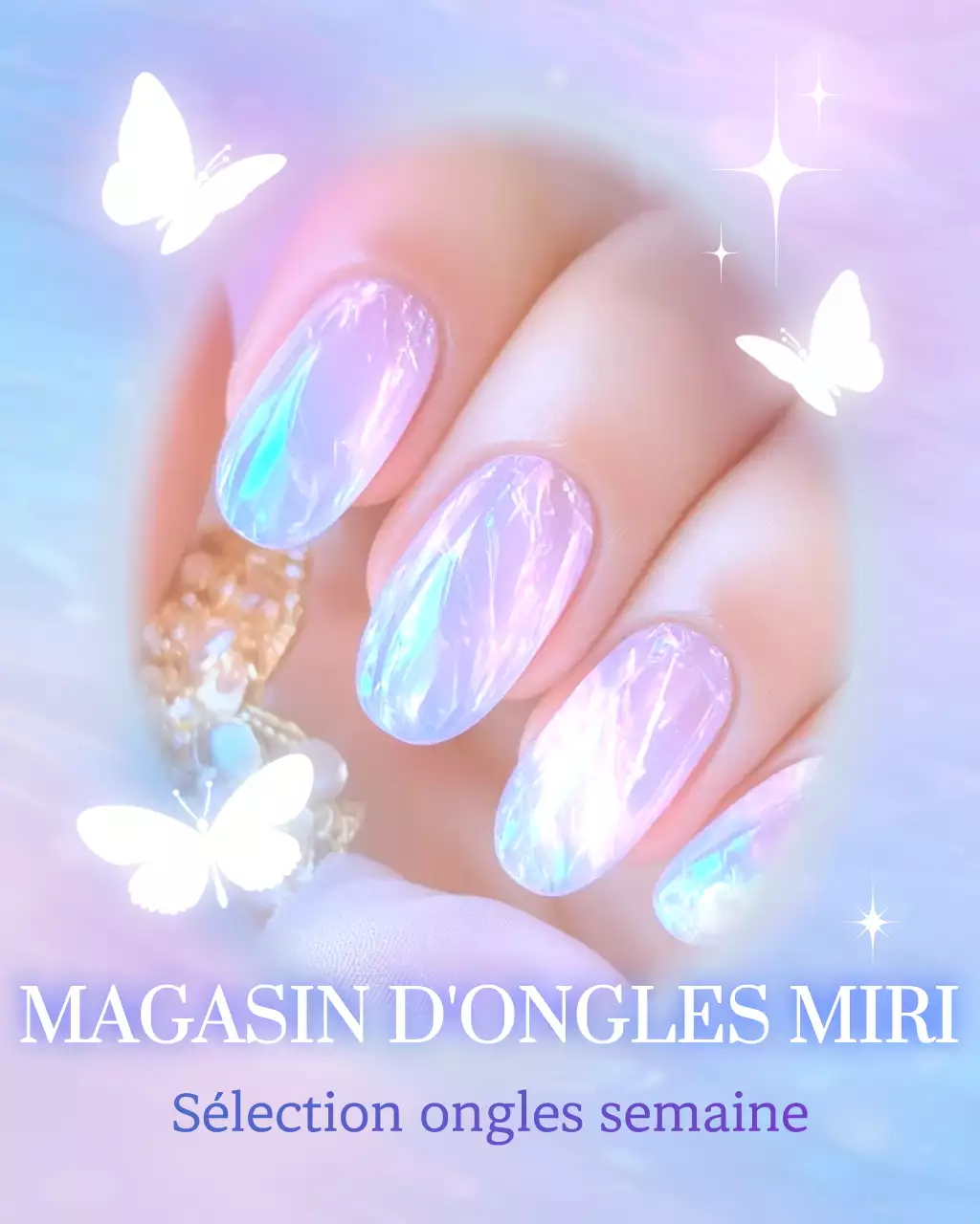 Publicité sophistiquée pour le nail art de Yeon Bora