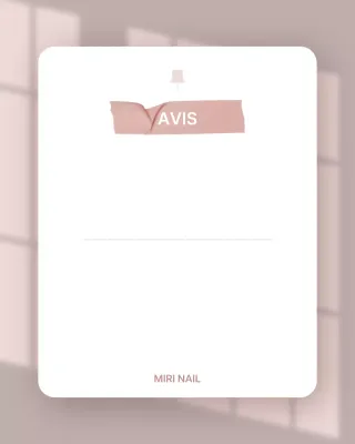 Avis de nettoyage beige