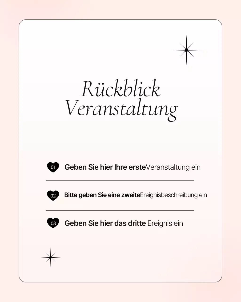 Pinks moderne Nagelstudio-Werbung