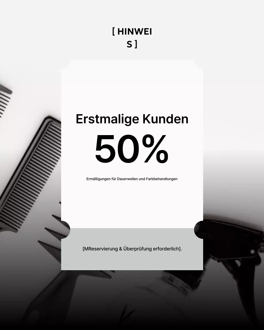 Weiße moderne Vorlagenaktion