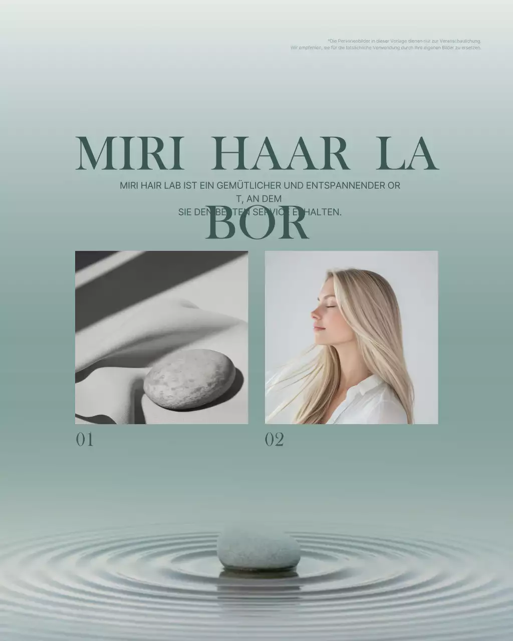 Mint Modern Hair Werbung
