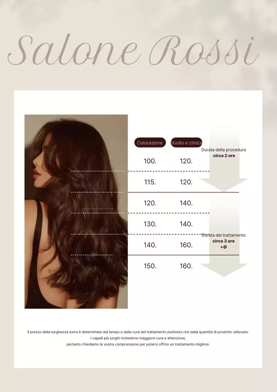 Guida al salone di bellezza sofisticato Beige