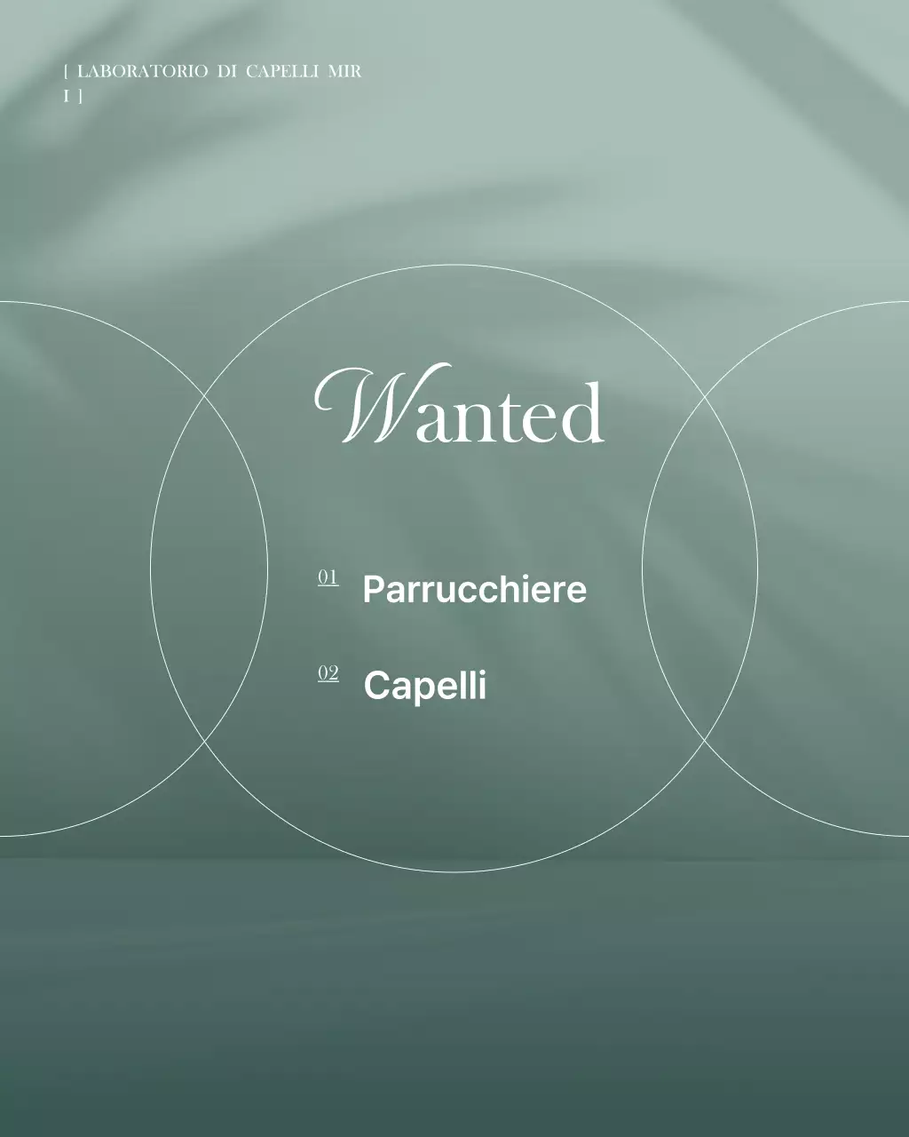 Pubblicità di Mint Modern Hair