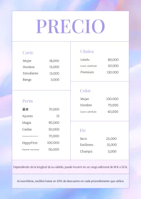 Una guía sencilla sobre los precios de los salones de belleza en Lavender