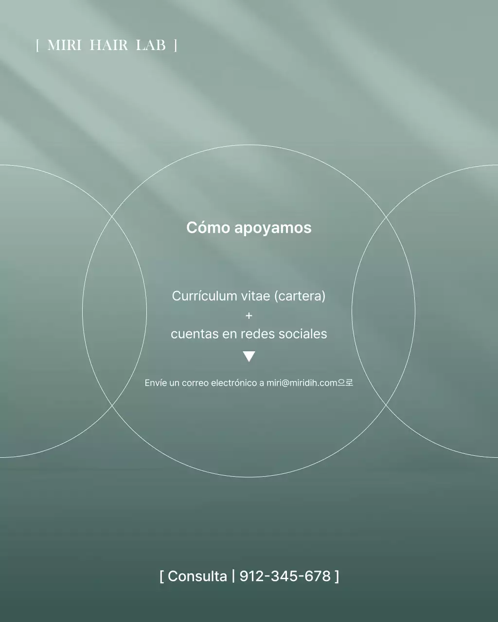 Anuncio de Mint Modern Hair