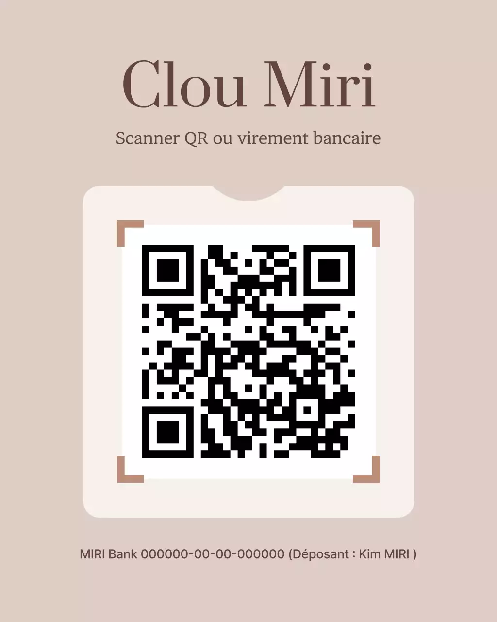 Promotion Nail Art Moderne Marron