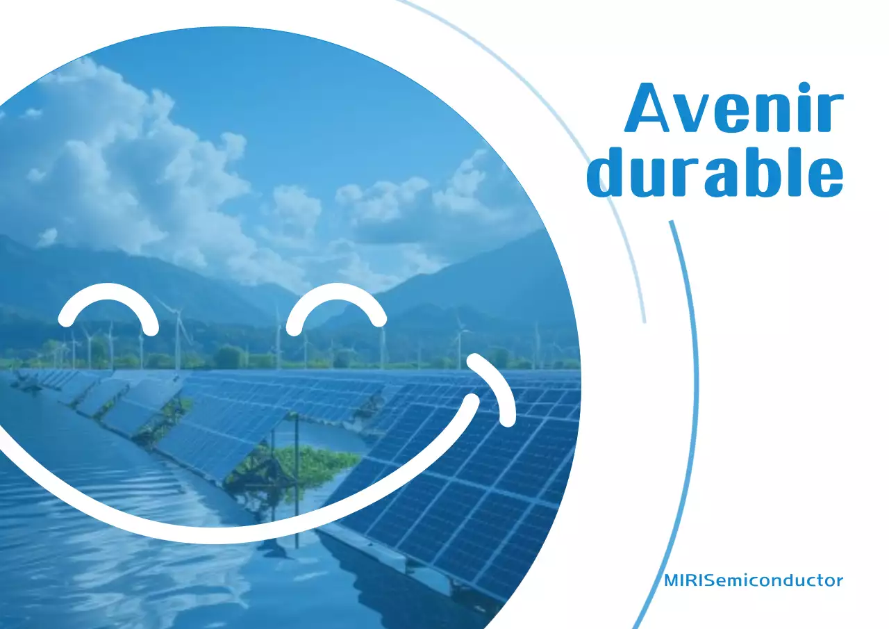 Bleu Moderne Durable Eco