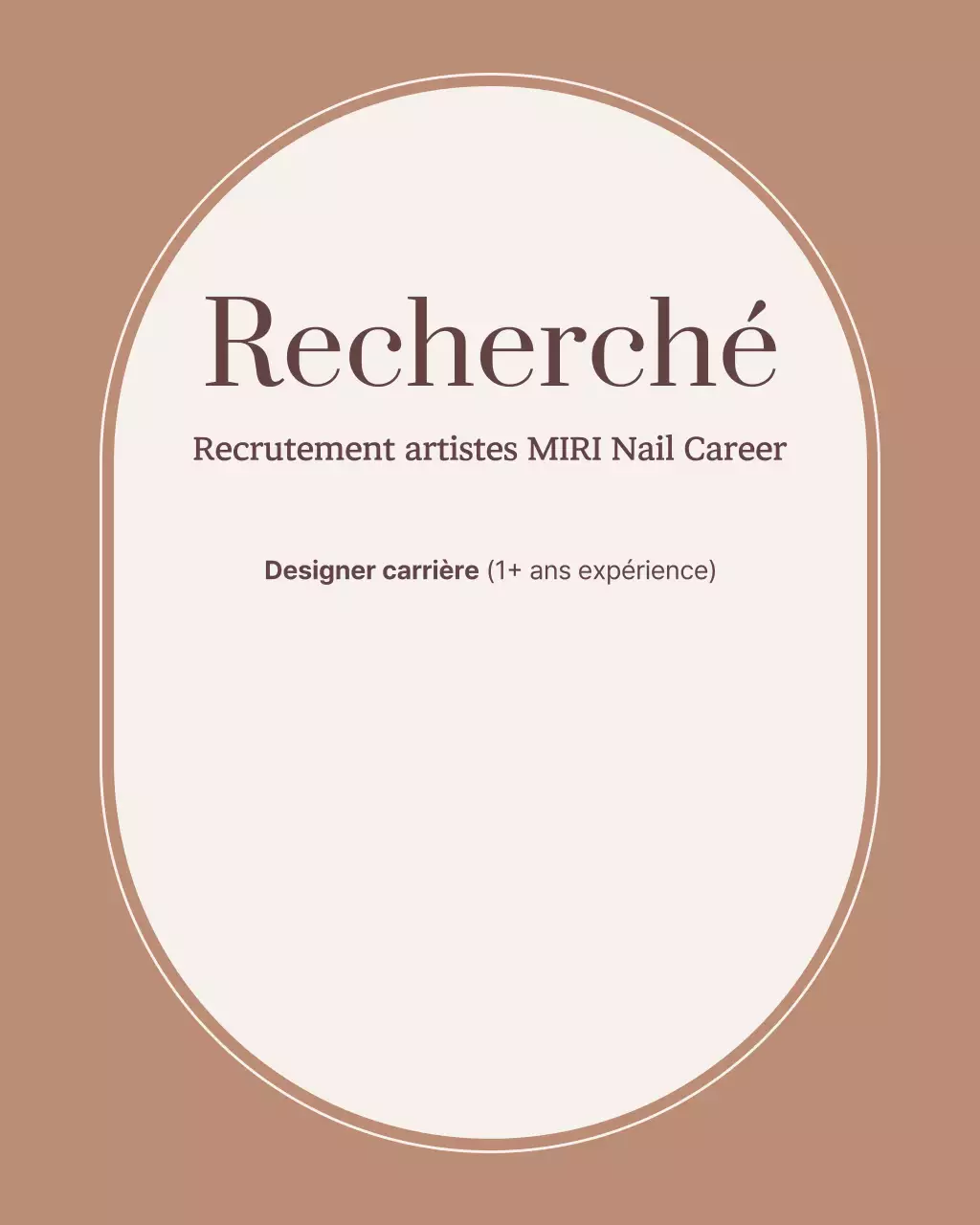 Promotion Nail Art Moderne Marron