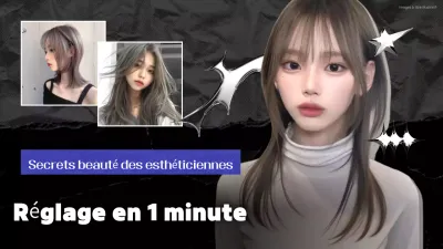 Conseils de beauté modernes et noirs