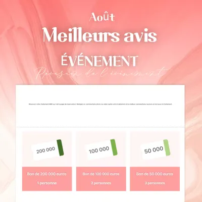 Guide simple des événements roses