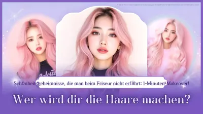 Pink Chic Frisuren Tipps Werbung
