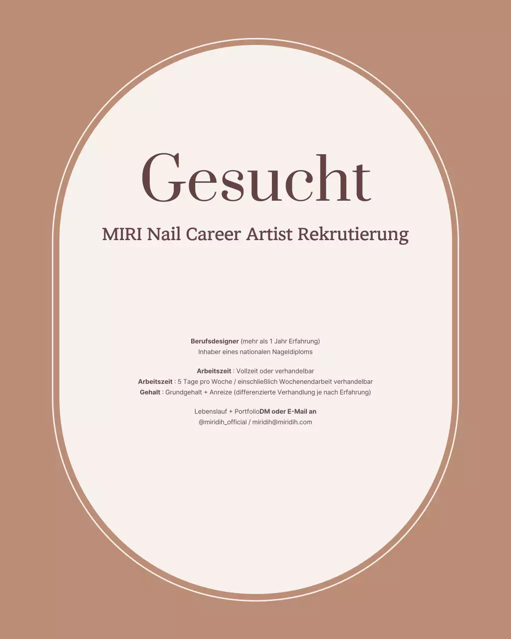 Braune moderne Nagelkunst-Aktion