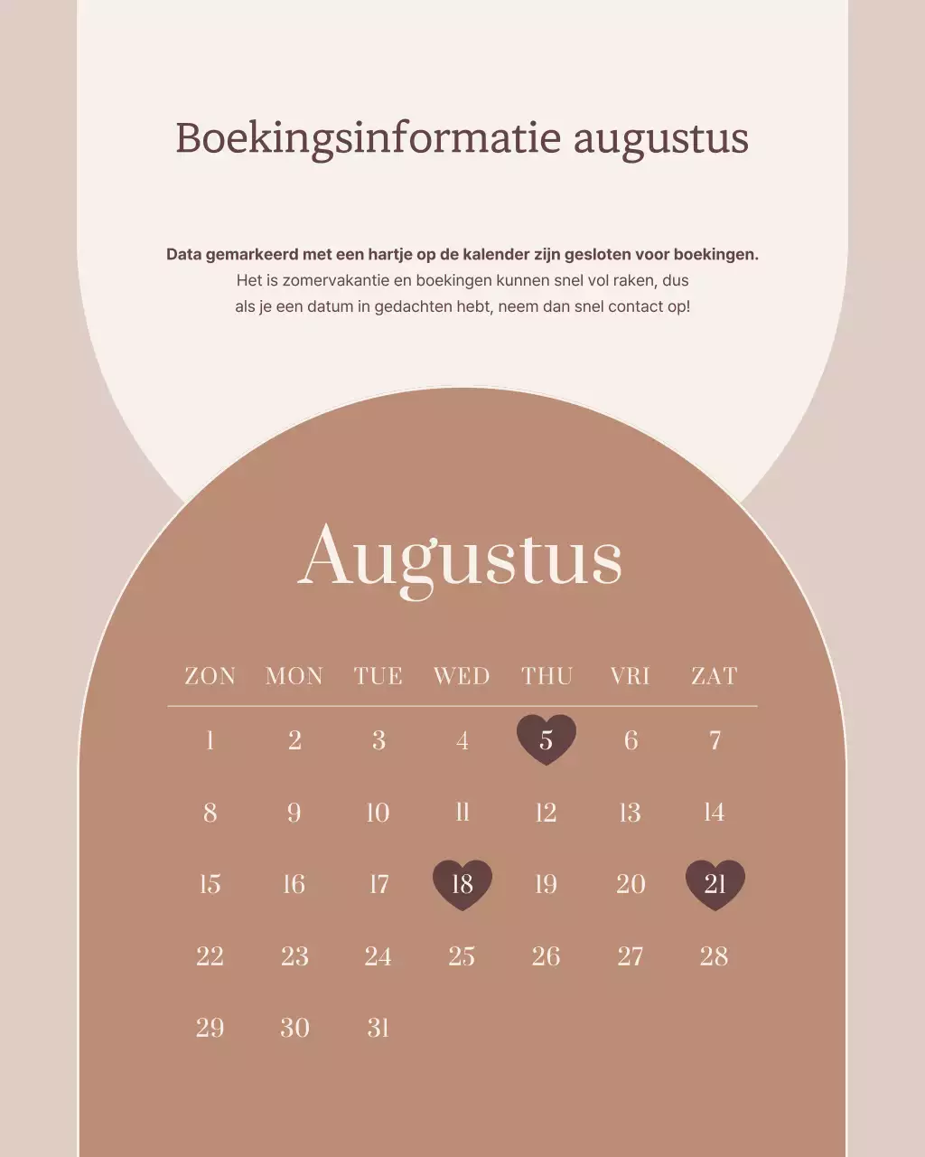 Bruine moderne nagelkunstpromotie