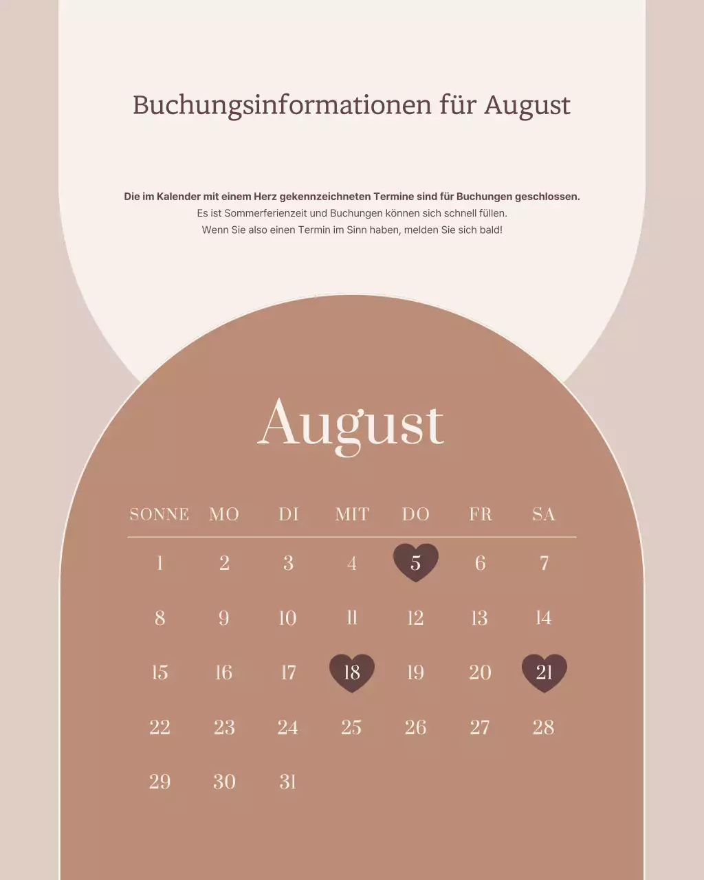 Braune moderne Nagelkunst-Aktion