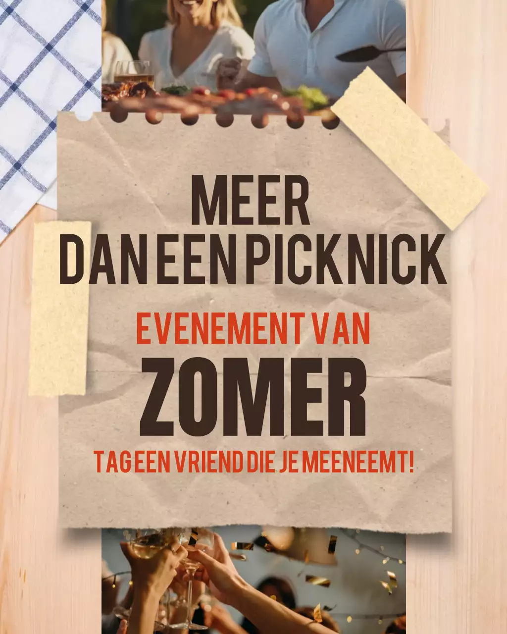 Instagram-bericht over picknickactiviteiten in de gemeenschap op Labor Day