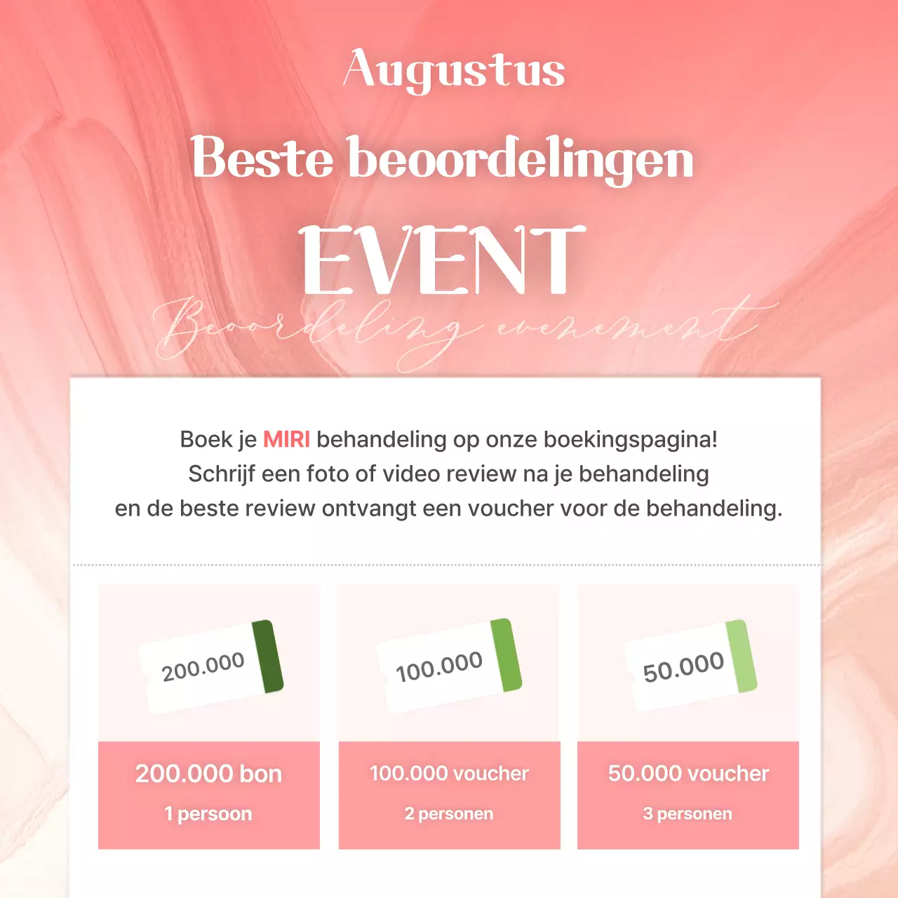 Roze Eenvoudige Evenementengids
