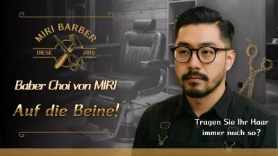 Braune Vintage-Frisur-Aktion