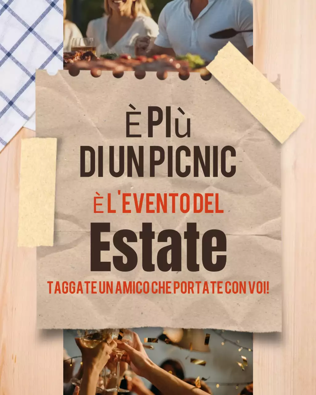 Post su Instagram sulle attività del picnic comunitario per il Labor Day