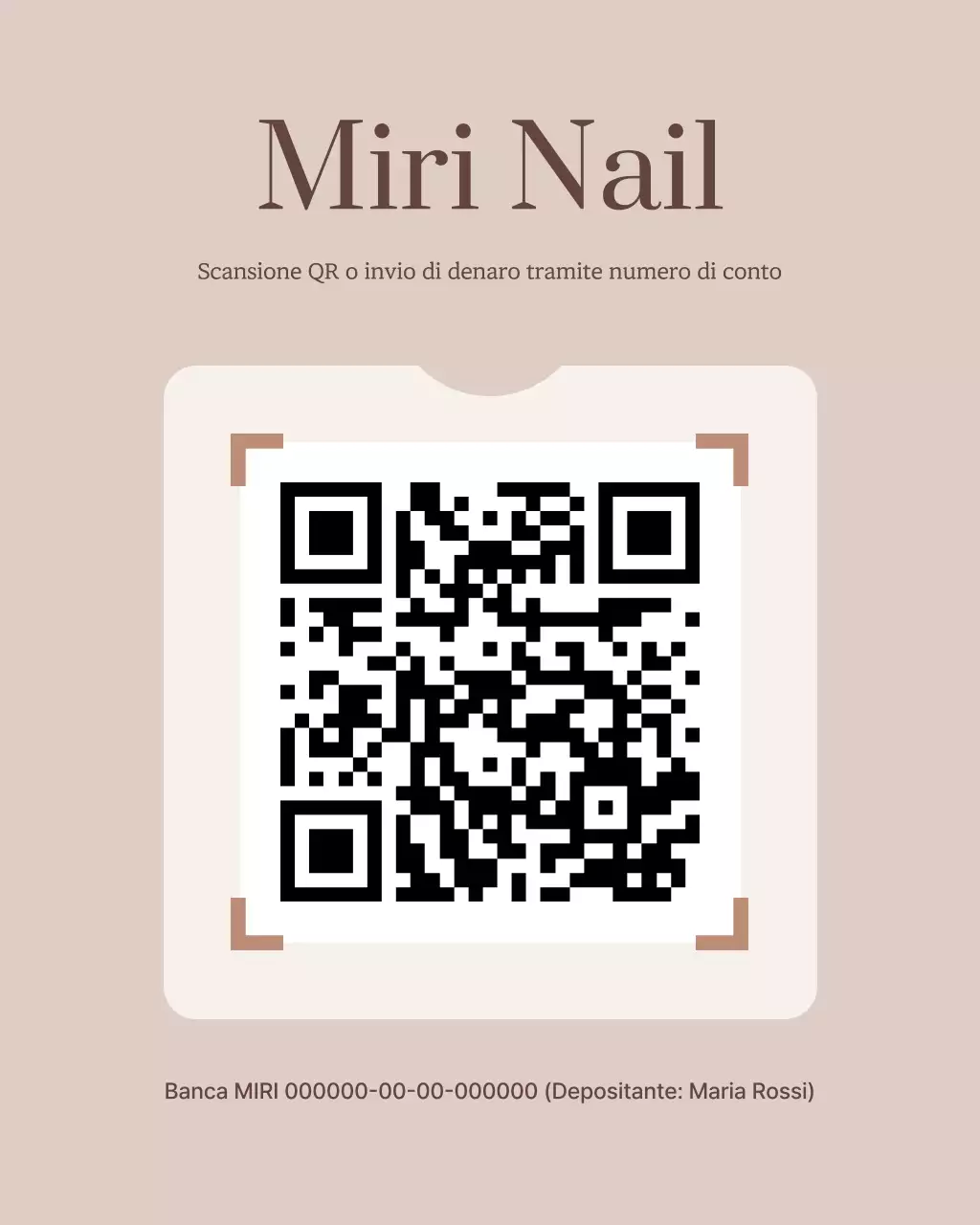 Promozione Nail Art Moderna Marrone